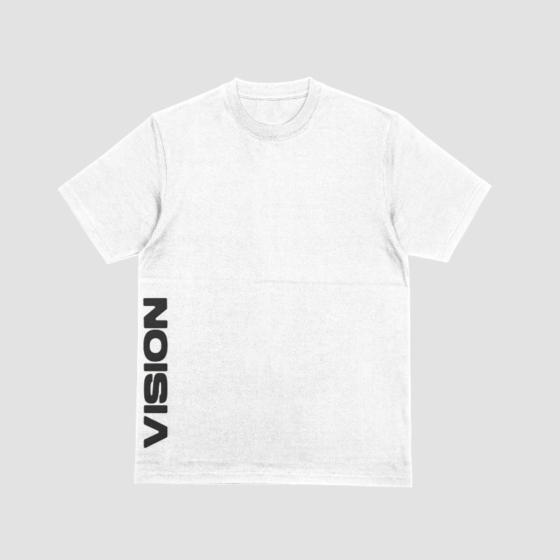 Design: Minimalist Graphic: Side Seam "VISION" Graphic Occasion: Casual, Streetwear Care Instructions: Machine Wash Cold, Tumble Dry Low